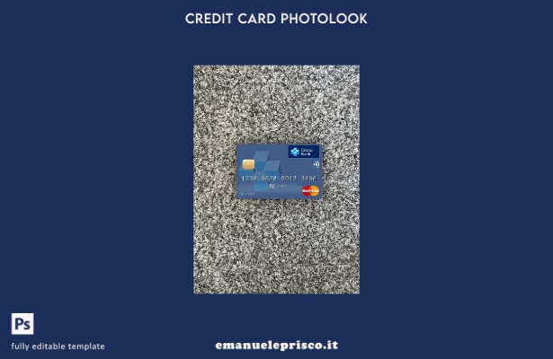 modello frontale photolook mastercard della Liberia Global Bank Liberia stile ve